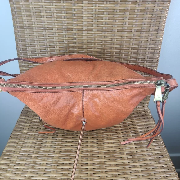 HOBO Orange Leather Hobo Bag - Picture 6 of 16
